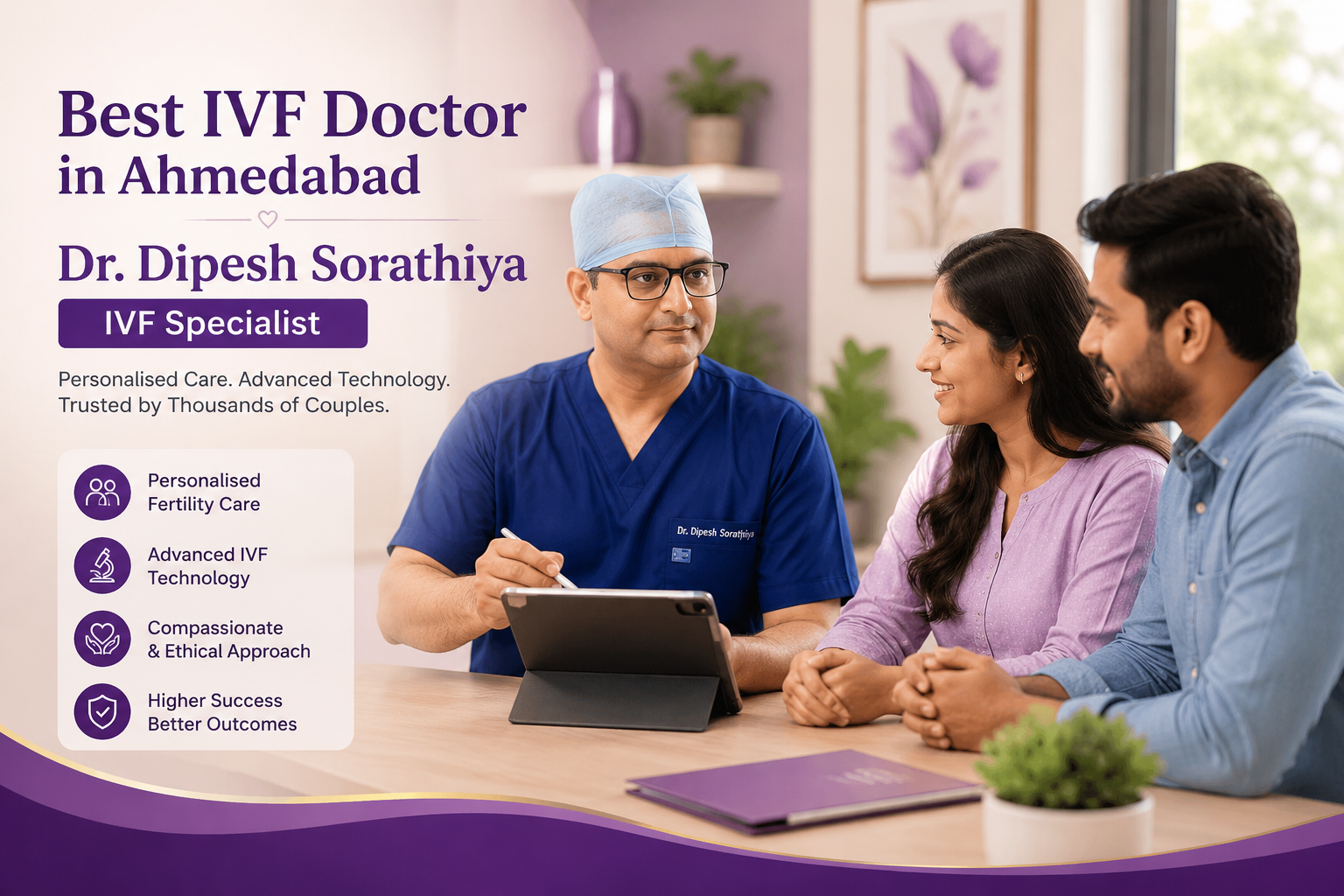 Best IVF Doctor in Ahmedabad: Why Patients Trust Dr. Dipesh Sorathiya
