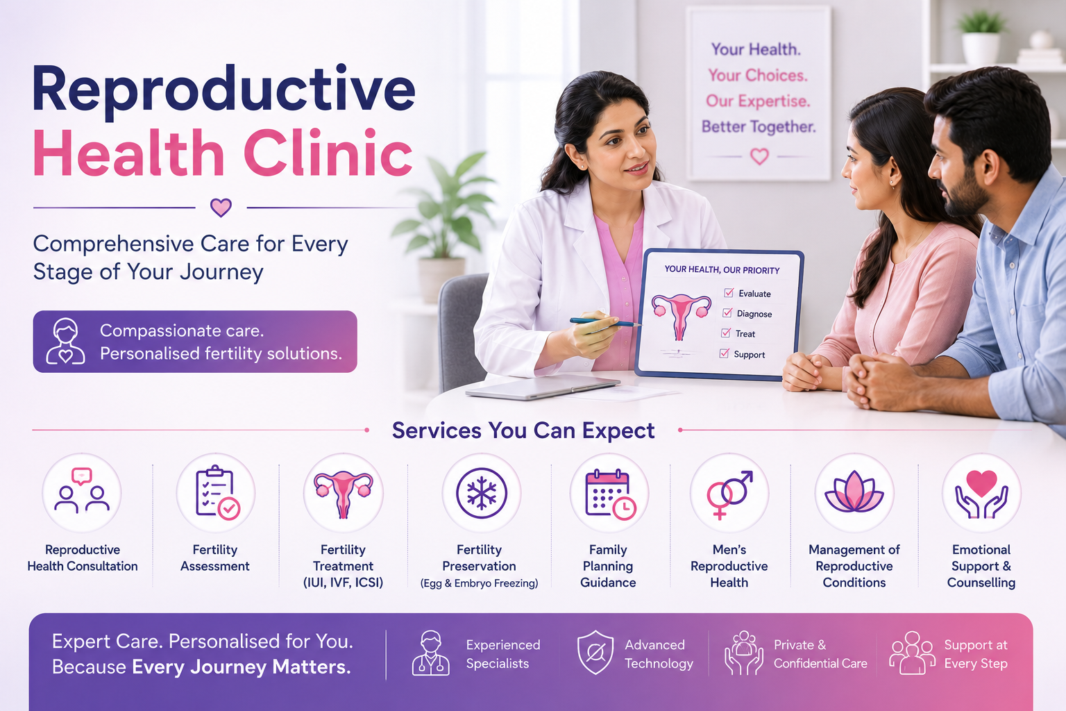 Reproductive Health Clinic: Services, Fertility & Consultation