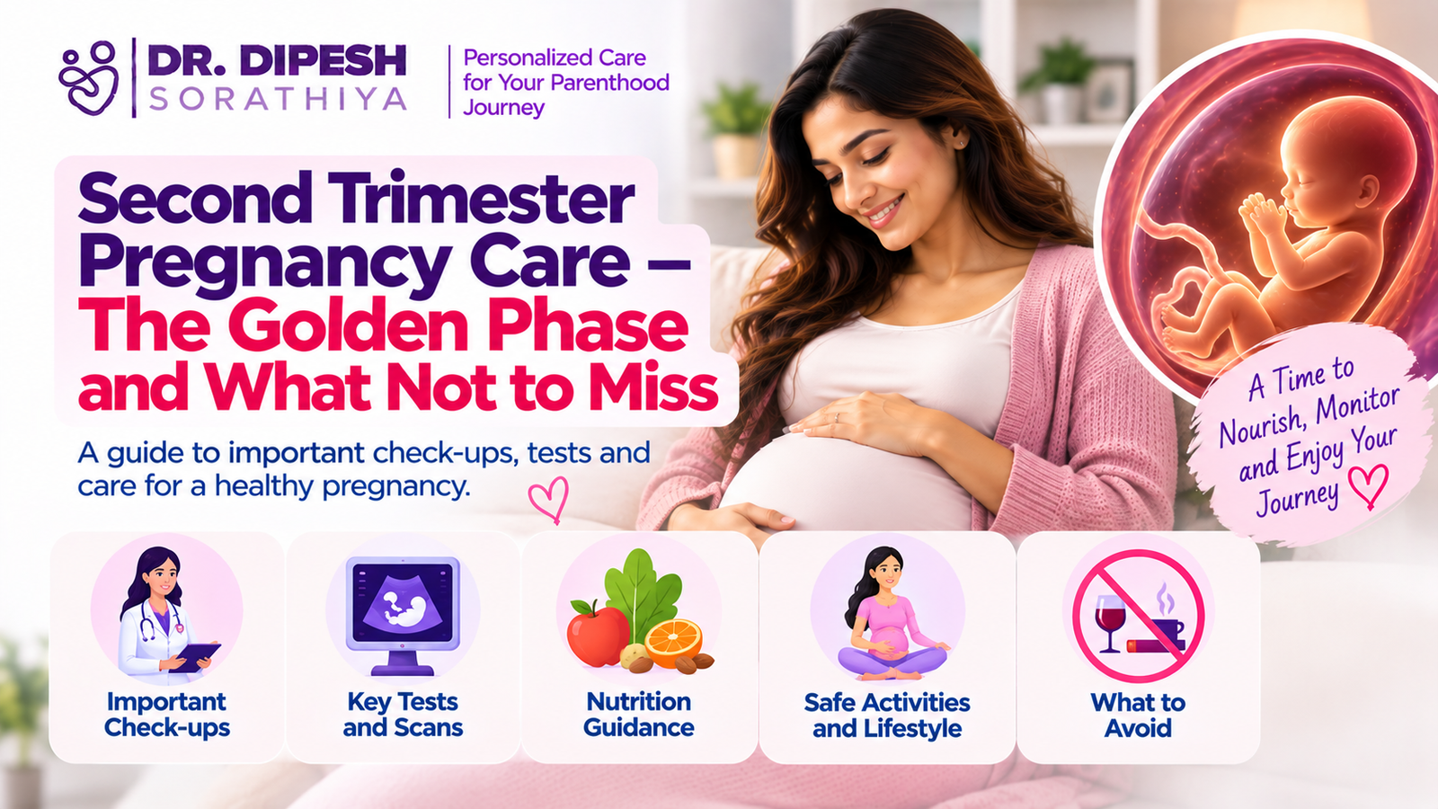 Second Trimester Pregnancy Care — The Golden Phase and What Not to Miss