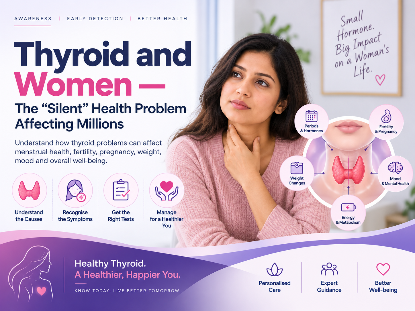 Thyroid and Women — The "Silent" Health Problem Affecting Millions